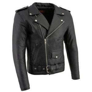 Genuine Leather Mens Jacket